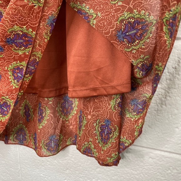 LULAROE Boho midi skirt women’s size large - Picture 5 of 8